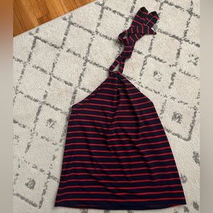 Ann Taylor nautical halter top SMALL PETITE